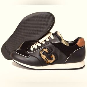 Coach Rebecca Varsity Nap/suede Black/leopard, athletic, sneaker, retro , track